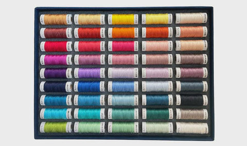 Aurifil Best Selection 2025 Collection 8 Wt Weight Spool Mako Cotton Quilting Thread Set of 45 ABSC2025-8