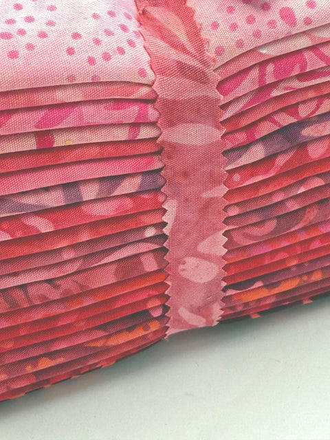 Java Batiks Red Light to Dark Batik Fat Quarters 20 Fqs Fabric 18 x 22 FQ-MASJAB-RED3