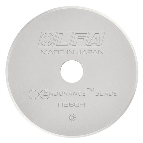 OLFA Endurance Blade RB60H-1 Rotary Cutter Blade 60mm Pack of 1