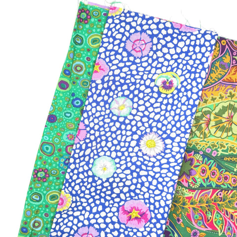 Rowan Freespirit Kaffe Fassett 4 Piece HY Stash Builder Half Yards Quilting Cotton Fabric KFHY-45