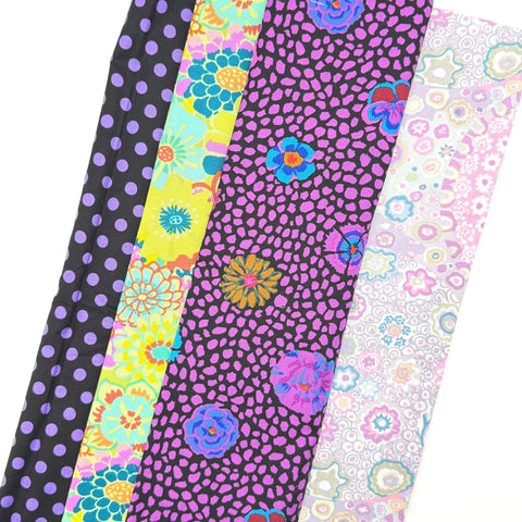 Rowan Freespirit Kaffe Fassett 4 Piece HY Stash Builder Half Yards Quilting Cotton Fabric KFHY-53