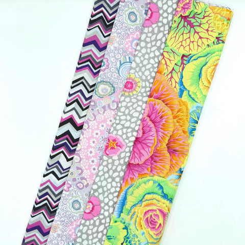 Rowan Freespirit Kaffe Fassett 4 Piece HY Stash Builder Half Yards Quilting Cotton Fabric KFHY-62