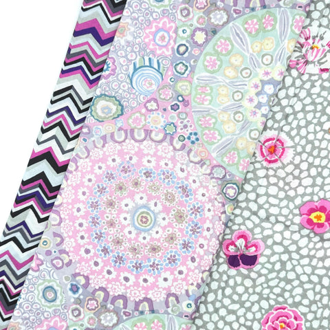 Rowan Freespirit Kaffe Fassett 4 Piece HY Stash Builder Half Yards Quilting Cotton Fabric KFHY-62