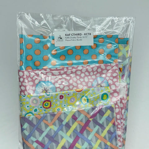 OOP Rowan Freespirit Kaffe Fassett 4 Piece Chubby Thirds 14-15 Inch Stash Builder Third Yards Quilting Cotton Fabric KCT8