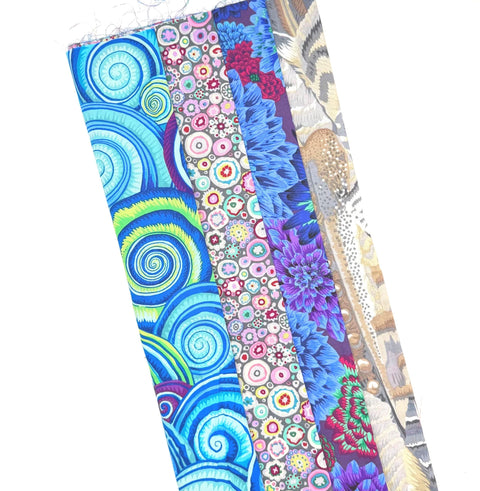 Rowan Freespirit Kaffe Fassett 4 Piece HY Stash Builder Half Yards Quilting Cotton Fabric KFHY-89