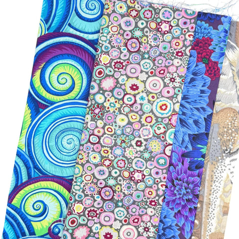 Rowan Freespirit Kaffe Fassett 4 Piece HY Stash Builder Half Yards Quilting Cotton Fabric KFHY-89