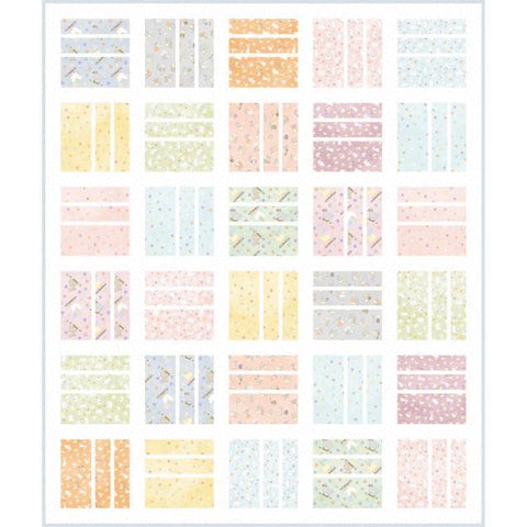 Little Chicks Layer Cake Soft Pastel Palette Maywood Woolies Flannel Teal Green Yellow Peach Teal Cotton Flannel 10 inch Fabric LC