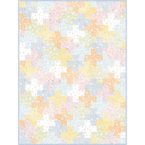 Little Chicks Layer Cake Soft Pastel Palette Maywood Woolies Flannel Teal Green Yellow Peach Teal Cotton Flannel 10 inch Fabric LC