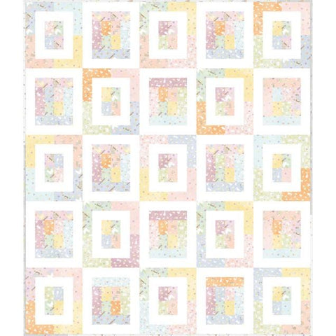 Little Chicks Baby Jelly Roll Maywood Woolies Flannel Blue Green Grey Gray Yellow Peach Cotton Flannel 40 2.5 inch Strips Fabric Jelly Roll