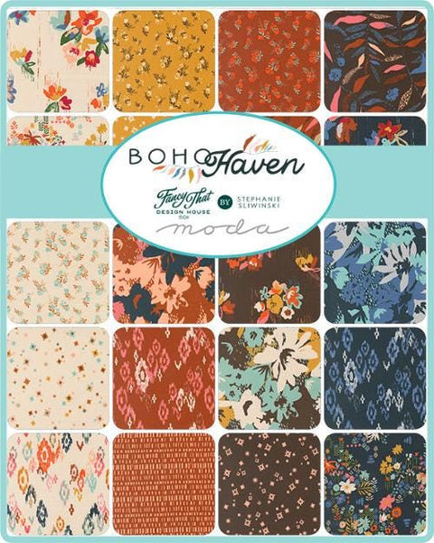 Moda Boho Haven Fancy That Design House Floral Cotton Fabric 29 Fat Quarter Bundle