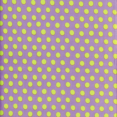 OOP Rowan Kaffe Fassett Classic Spot Polka Dot Lavender Green Cotton Fat Quarter GP70