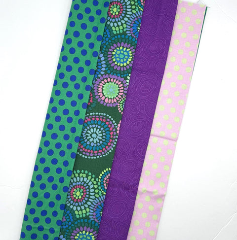 Rowan Freespirit Kaffe Fassett 4 Piece HY Stash Builder Half Yards Quilting Cotton Fabric KFHY-79