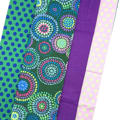 Rowan Freespirit Kaffe Fassett 4 Piece HY Stash Builder Half Yards Quilting Cotton Fabric KFHY-79