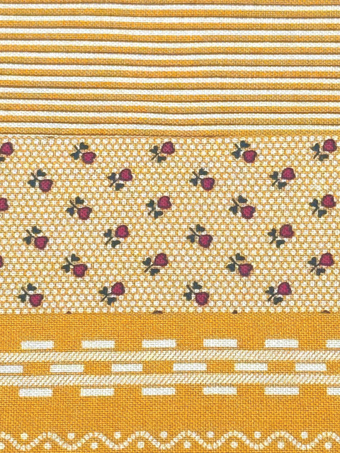 Civil War Reproduction Fabric 6 Inch Strips by 21/22 Red Orange 6 Piece Bundle D36