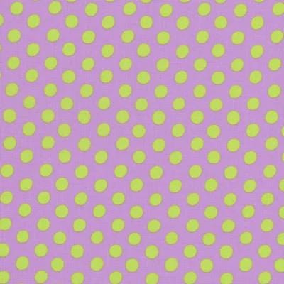 OOP Rowan Kaffe Fassett Classic Spot Polka Dot Lavender Green Cotton Half Yard GP70