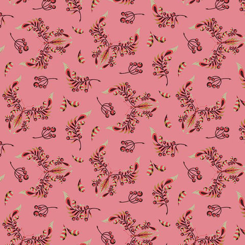 OOP FreeSpirit Tula Pink Acacia Raccoon Blueberry Cotton Fabric Half Yard PWTP037
