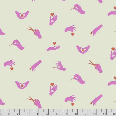 OOP FreeSpirit Tula Pink HomeMade Busy Fingers Cotton Fabric Fat Quarter PWTP144