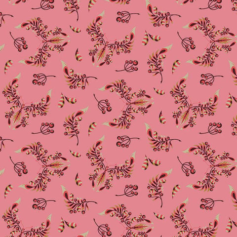 OOP FreeSpirit Tula Pink Acacia Raccoon Blueberry Cotton Fabric Half Yard PWTP037