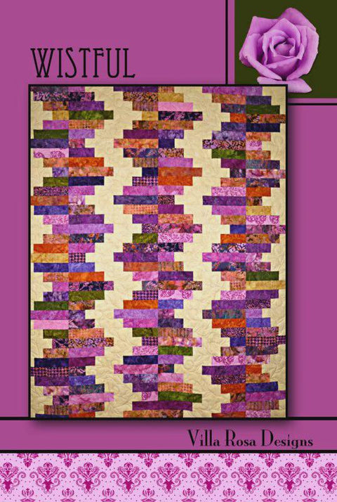 Villa Rosa Designs Wistful Quilt Pattern Card 57 x 72