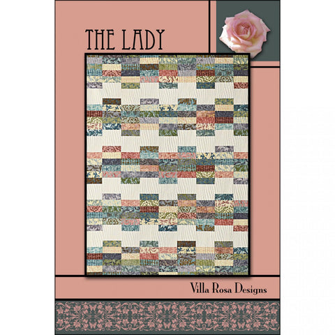 Villa Rosa Designs The Lady Quilt Pattern Card 54 x 72