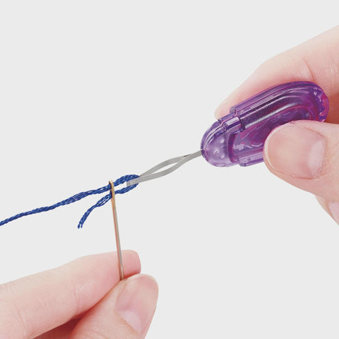 Clover Embroidery Needle Threader Limited Edition Purple CLO8612