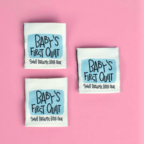 Kati Cupcake Sew In Quilt Labels Baby's First Quilt Pack of 3 KC250