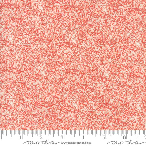 OOP Moda Blushing Peonies Robin Pickens Pink Blender 48614-11 30 Inch Fabric Remnant OOP-181