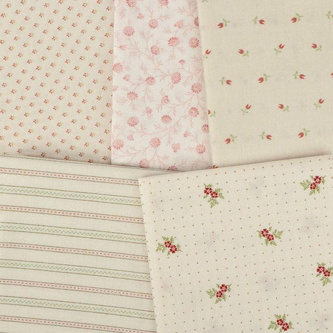 NEW Andover LBQ Edyta Sitar Laundry Line Laundry Basket Quilts Tonal Medium Tan Cream Layer Cake 10 inch Square Fabric