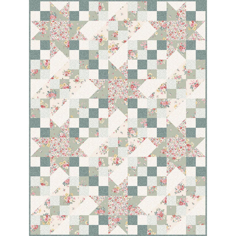 4 YARDS La Fleur Packed Tonal Red Floral Flannel Maywood Cotton Flannel Fabric 10993-R