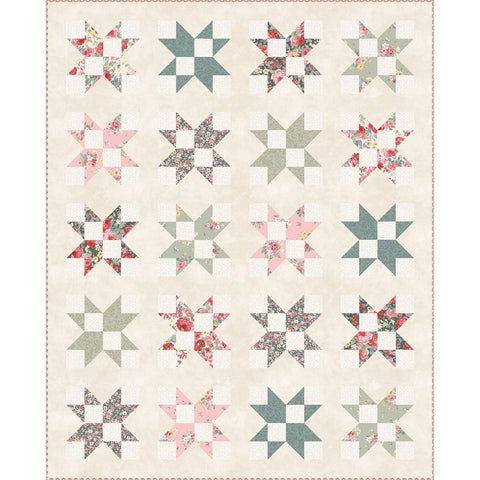 BTHY La Fleur Packed Tonal Red Floral Flannel Maywood Cotton Flannel Fabric 1/2 Yard 10993-R
