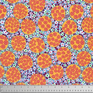 OOP Rowan Kaffe Fassett Brandon Mably Pods Gold Orange Floral Fabric Fat Quarter PWBM054