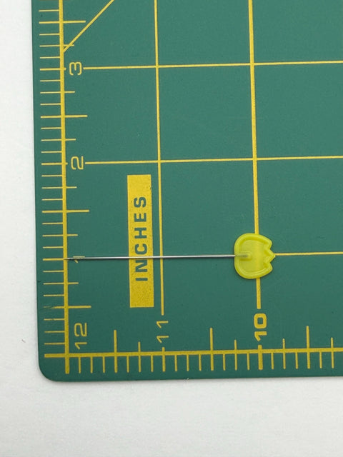 Heat Resistant TULIP Head Flat Pins Pink Green Yellow Sewing Notion Quilting Pins 100 Pack 2 Inch