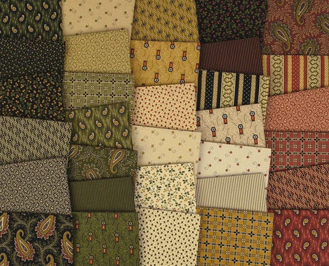 NEW Andover Jo Morton MADISON MANOR Revisited Civil War Reproduction Floral Layer Cake 10 inch Square Fabric