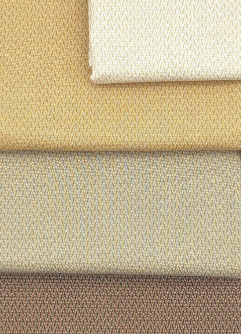 NEW Andover Garland Collection Neutral Beige Brown Gold Edyta Sitar Laundry Basket Quilts LBQ 7 Fat Quarter Fabric Bundle