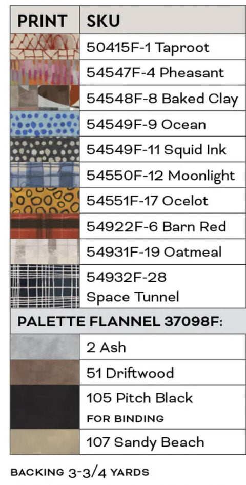 Fat Quarter Shuffle Quilt Kit ft. Marcia Derse Flannel