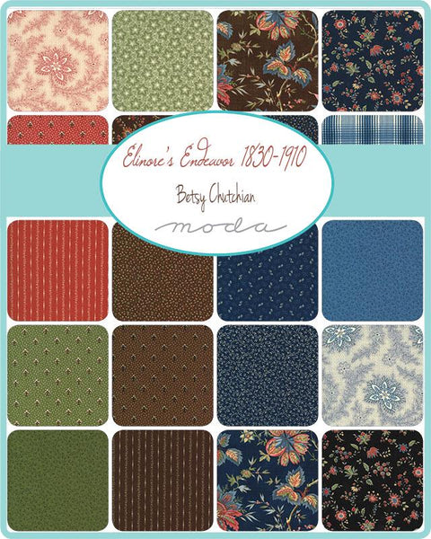 OOP Moda Elinore's Endeavor Betsy Chutchian Vintage Repro 1.5 in Fabric Strips Honey Bun