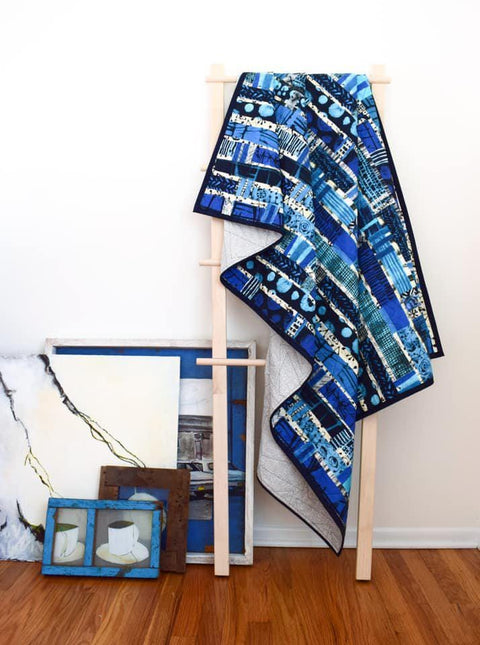 Windham Blue One Totem Quilt Kit