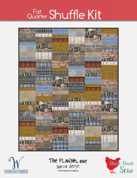 Fat Quarter Shuffle Quilt Kit ft. Marcia Derse Flannel