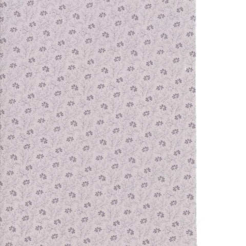 OOP BTY Moda Primitive Gatherings Urban Farmhouse Gray Mini Floral Cotton Fabric Yard 1282-14