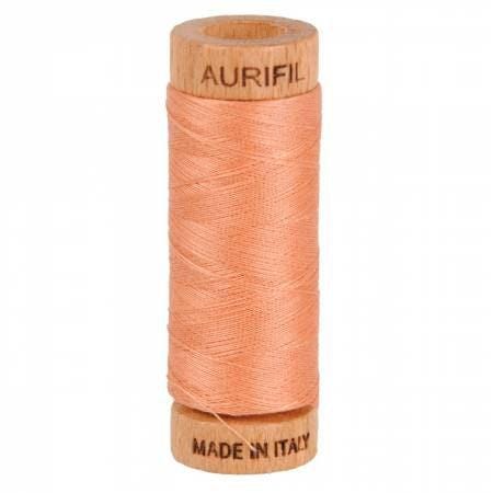 Aurifil ORANGE GROVE Color Builder Orange Peach Beige 80 Weight Wt Cotton 300y 274m Mako Thread Set of 3 Spools 2215 1154 2255