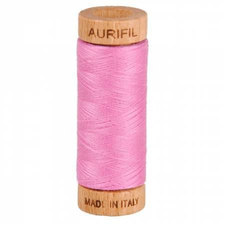 Aurifil TULA PINK Selection Mint Green Pink Purple Gray Grey 80 Weight wt Cotton 300y 274m Mako Thread Set of 4 Spools 2835 2479 2520 5004