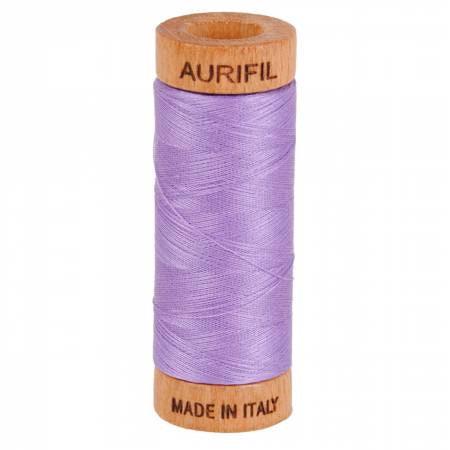Aurifil TULA PINK Selection Mint Green Pink Purple Gray Grey 80 Weight wt Cotton 300y 274m Mako Thread Set of 4 Spools 2835 2479 2520 5004