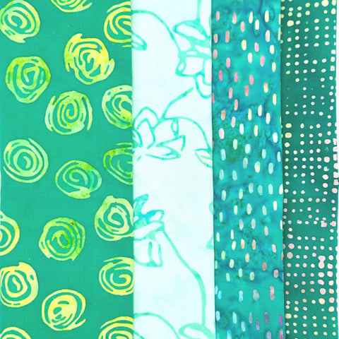 4 Batik Half Yards - A67