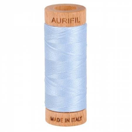 Aurifil ICEBERG Color Builder Blue Navy 80 Weight Wt Cotton 300y 274m Mako Thread Set of 3 Spools 2710 2730 2784