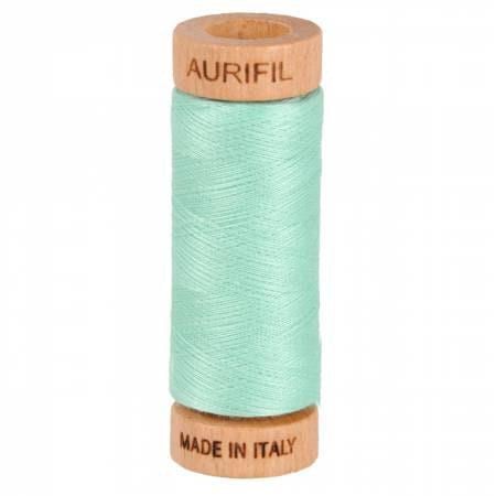 Aurifil TULA PINK Selection Mint Green Pink Purple Gray Grey 80 Weight wt Cotton 300y 274m Mako Thread Set of 4 Spools 2835 2479 2520 5004