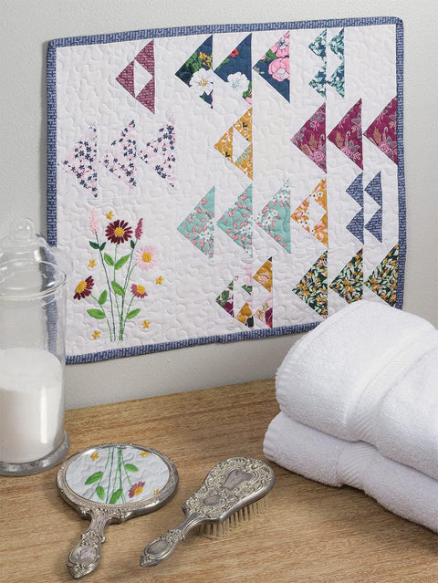 Martingale Make it Mini 13 Small Quilts with a Splash of Embroidery Book by Beverly McCullough