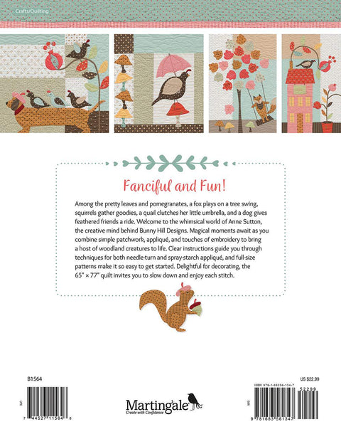 Martingale 101 Maple Street A Fanciful Quilt of Woodland Wonders Pattern Book by Anne Sutton