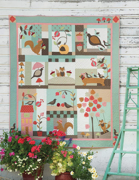 Martingale 101 Maple Street A Fanciful Quilt of Woodland Wonders Pattern Book by Anne Sutton
