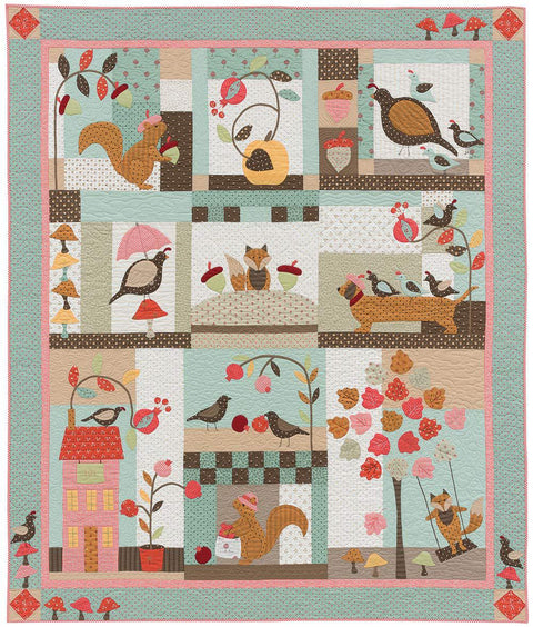 Martingale 101 Maple Street A Fanciful Quilt of Woodland Wonders Pattern Book by Anne Sutton