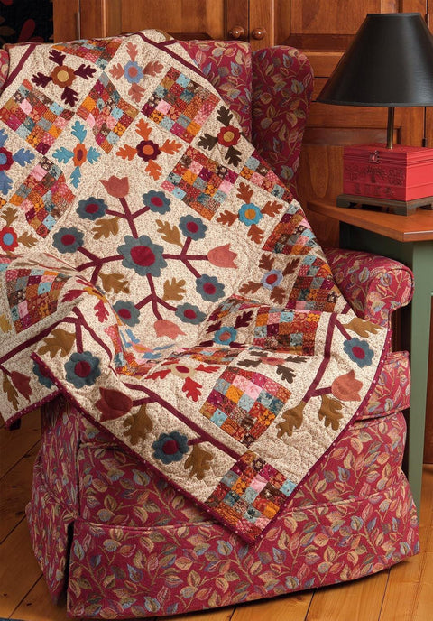 Martingale Elegant Quilts, Country Charm: Applique Designs in Cotton and Wool Pattern Book by Leonie Bateman and Deirdre Bond-Abel